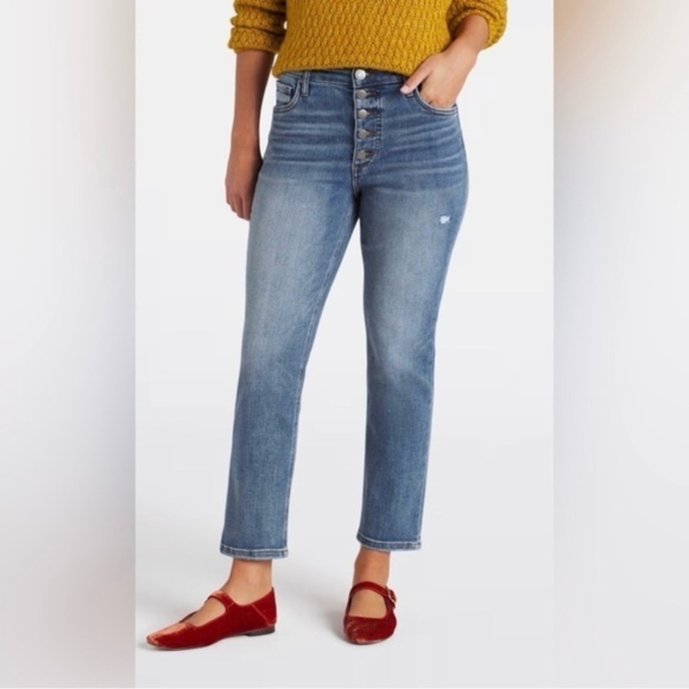 KUT FROM THE KLOTH Rachael High Rise Fab Ab Mom Jean Indigo Size 20W